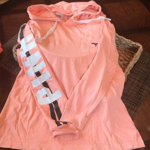 Orange top from pink